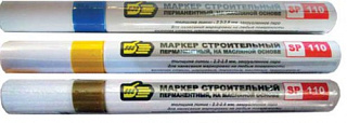 Маркер-краска строительный синий 888 купить