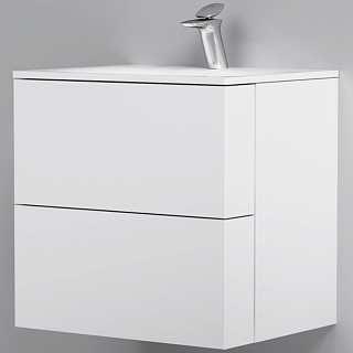 Тумба подвесная SPIRIT V2.0 с раковиной SPIRIT 60 белый глянец AM.PM M70AFHX0602WG купить