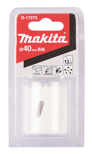 Коронка универсальная 40мм Makita BiM D-17273 без адаптера купить