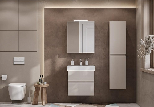 Тумба подвесная OLETA 60 с раковиной Oleta 60 капучино ROCA 857639515/3274C400Y купить