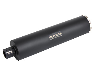Коронка алмазная для дрели алмазного сверления ELITECH HD ф102*450 1 1/4"внутр, с охл. (1110.011900) купить