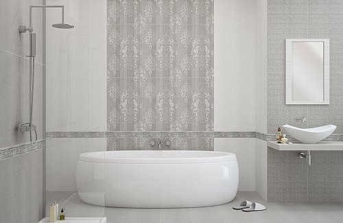 Панно Agra Grey Dalila (в комплекте 2 штуки) 50.2*70.9см Eletto Ceramica 589092001 купить