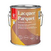 Лак паркетный Tikkurila LACQUER PARQUET полуматовый бесцветный база EP (2.7л)