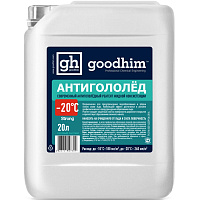 Антигололедный реагент Goodhim Strong -20 жидкий 82336 (20л)
