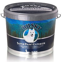 Краска акриловая фасадная HUSKY® Super Paint Exterior Белая матовая - 2.5 л