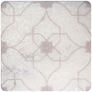 Декор натуральный мрамор WHITE MOTIF 7 Marble 10*10см купить