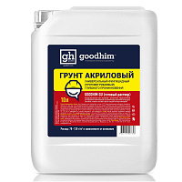 Грунтовка акриловая GOODHIM GU готовый раствор 73161 10 л