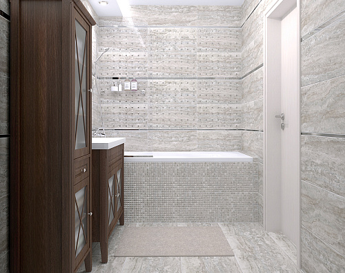 Плитка настенная Echo, цвет серый, 30*60см Ceramica Classic купить