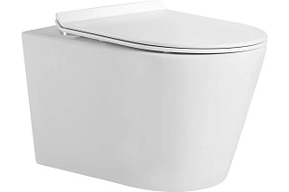 Унитаз подвесной безободковый Торнадо WIND MW 530*360*350мм HOLLER D-PM3645-WHITE купить