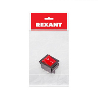 Кнопка (RWB-506.SC-767) 250V 15A красный с подсветк.