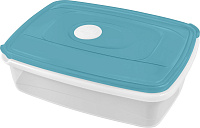 Контейнер для продуктов Plast Team MICRO TOP BOX СВЧ с автоматическим паровыпускным клапаном