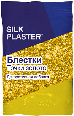 Блестки SILK PLASTER золотые точки 10 гр. купить