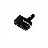 Разветвитель автоприкуривателя 2гн 1*USB (5V.1000mA) 