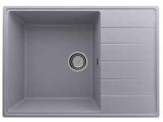 Мойка для кухни Ulgran Quartz Prima 700-05 кварцевая прямоугольная 70*50см бетон купить