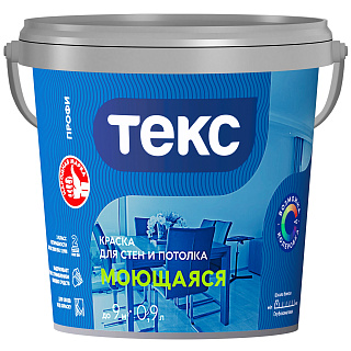 Текс Профи моющая краска для стен и потолков (База А) купить