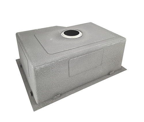 Мойка из нержавеющей стали врезная D6045NB PRO 600*450*220мм SANTREK AQUA 321719 купить