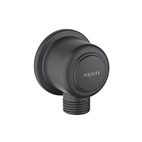 Шланговое подсоединение КЛАССИК  черный матовый Aquatek  AQ2461MB