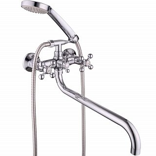 Смеситель для ванной Lucky Tap BBD-2006-35S-69 708 с длинным изливом хром купить