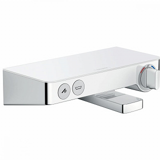 Смеситель термостатический HANSGROHE Ecostat Select 13151400 для ванны с кнопками управления белый/хром купить