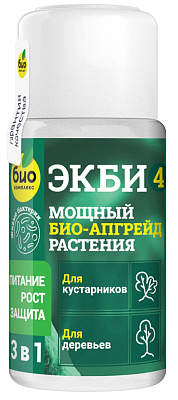 Удобрение ЭКБИ4 для листвы, стволов кустарников и деревьев 50мл БИО-комплекс купить