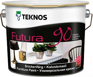 Краска Futura 90 база PM3 глянцевая TEKNOS бесцветная купить