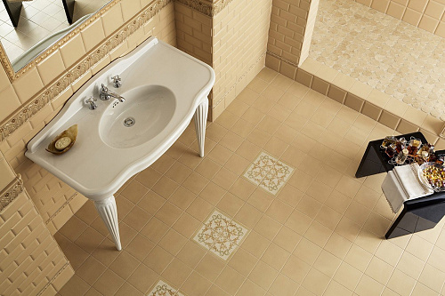 Декор Rialto Crema Formella Floreale Painted 15*15 см, Vallelunga&C G30059 купить
