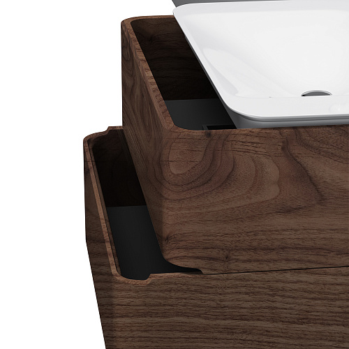 Тумба подвесная Sensation 80 с раковиной Sensation 80 текстурированный орех AM.PM M30FHX0802NF купить