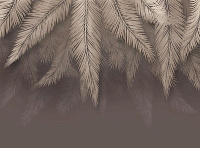 Фотообои 3D Шаль из листьев песок 4*2.5м DesignStudio 3D TP-001