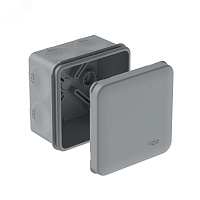 Коробка распределительная с мембранными вводами MultiBox 70*70*42мм серая Systeme Electric 8641962