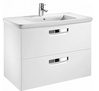 Тумба подвесная GAP 70 с раковиной GAP 70 белый матовый ROCA ZRU9302733/327471000 купить