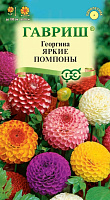 Семена Георгина Яркие помпоны 0.2г ГАВРИШ