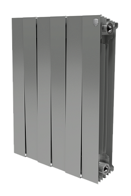 Радиатор биметаллический Royal Thermo PianoForte 500/100 (12 сек.) серебро купить