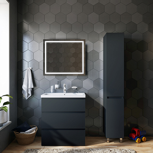 Шкаф-пенал GEM S напольный 30см правый графит матовый AM.PM M91CSR0306GM купить