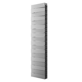 Радиатор биметаллический PianoForte Tower 300 18 секции Royal Thermo RTPFTSS30018 Silver Satin купить