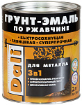 Грунт-эмаль по ржавчине 3в1 RAL 7024 серый графит Dali (2л)