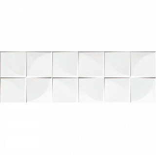 Плитка настенная Quadra White Glossy 25*75см Ceramika Konskie купить