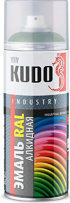Эмаль RAL алкидная универсальная RAL 6002 зеленый лист глянцевая Kudo KU-06002 (0.52л) купить