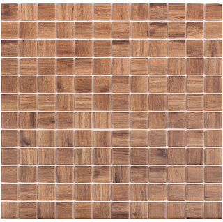 Мозаика Wood №4201 основа-сетка коричневая Vidrepur купить