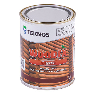 Антисептик для дерева Teknos Woodex Classic Бесцветный (0.9л) купить