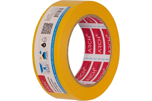 Лента малярная Четкий край ARCH PRO 50м*38мм желтая 671038 купить