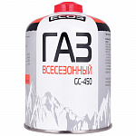 Баллон с газом GC-450 для портативных горелок  450г, резьбовой