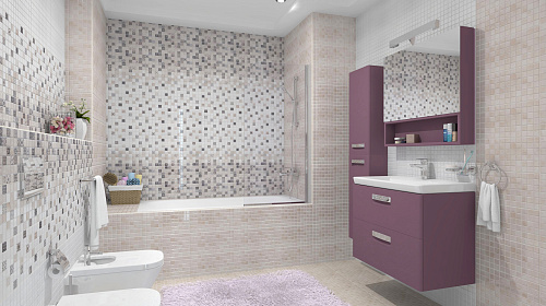 Вставка Астрид 3 20*40 см, цвет кофейный, LB-CERAMICS 1041-0237 купить