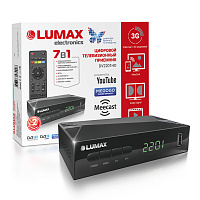 Ресивер DV2201HD LUMAX дисплей HDMI большой