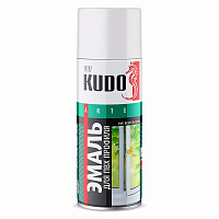 Эмаль аэрозольная Kudo для ПВХ профиля белая KU-6101 0.52 л