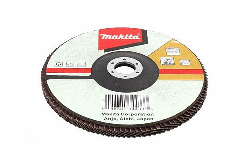 Лепестковый шлифовальный диск (КЛТ) Makita Z80, 125 мм, нейлон, плоский  (D-27903) купить