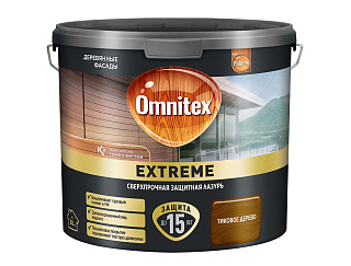 Лазурь для дерева Omnitex by Pinotex Extreme Тиковое дерево 50035730 купить