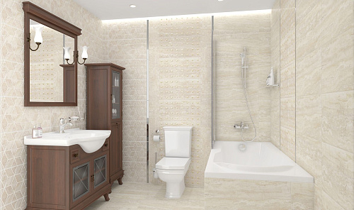 Декор настенный Echo Elemental, цвет бежевый, 30*60см Ceramica Classic купить