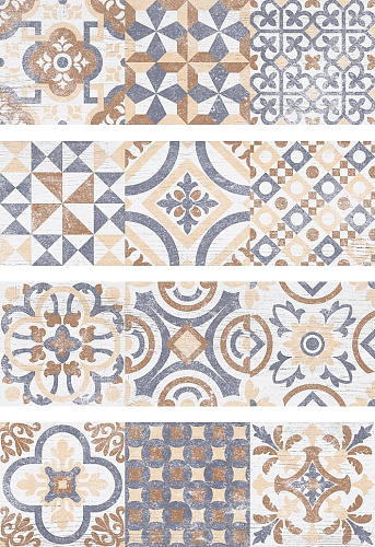 Плитка настенная Pub белый узор 20*60 см, Ceramica Classic 17-00-01-1196 купить