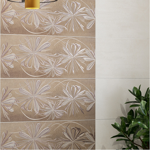 Декор SONNET BEIGE FLOWER 20.1*50.5см AZORI купить