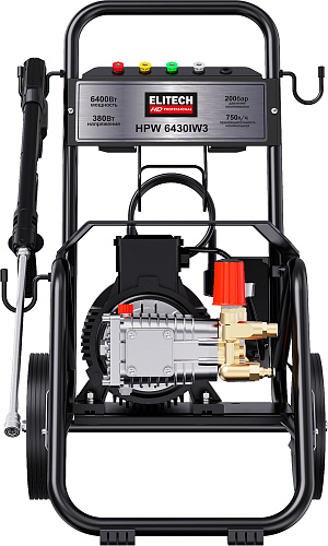 Мойка высокого давления ELITECH HD HPW 6430IW3 (380В) 6400Вт 300(200) бар 750л/ч (12.5л/мин) (E0600.026.00) купить